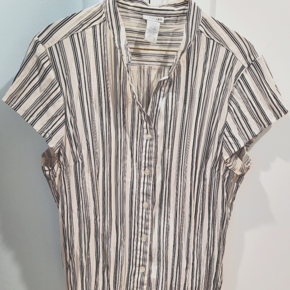 Black and White striped top